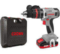 Дрель-шуруповерт аккум ударная бесщеточ. 20V Li/2*2,0 CROWN CT21093HMX-2 BMC кейс*