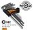 Набор ключей шестигранников Torx 9шт. T10-T50 NOX блистер/бокс