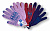 Перчатки х/б 13кл. 4 нитки с ПВХ (Точка), размер 10,5" ЛАФА Радуга, набор 3пары /100 подвес этикетка